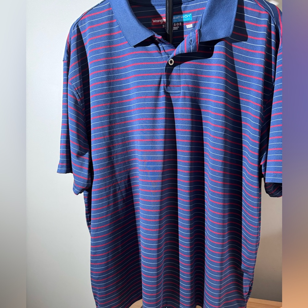 Wrangler Striped Men's Polo Shirt